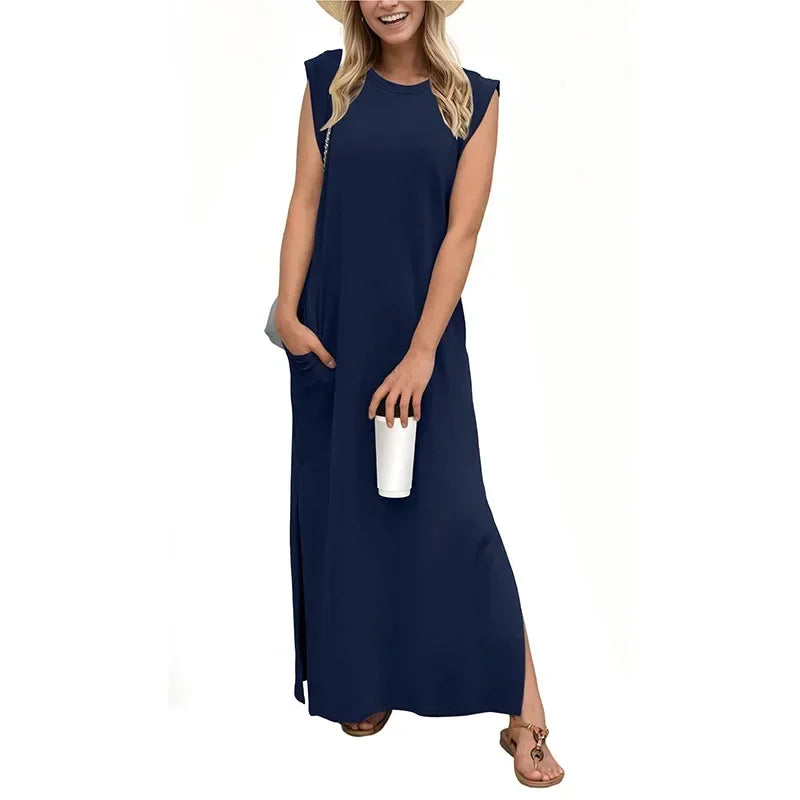 Claires™ | Simple Slit Dress