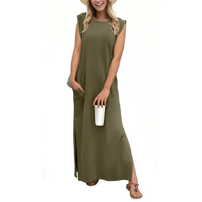 Claires™ | Simple Slit Dress