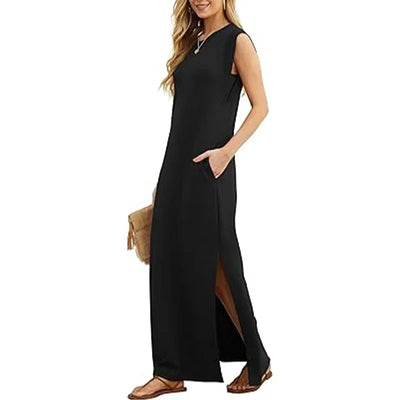 Claires™ | Simple Slit Dress