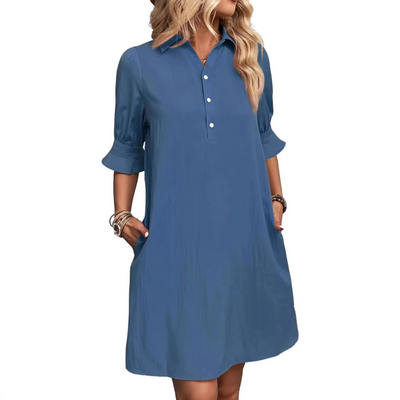 Chic tunic-style top with an elegant length Dress
