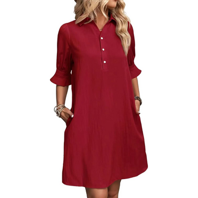 Chic tunic-style top with an elegant length Dress