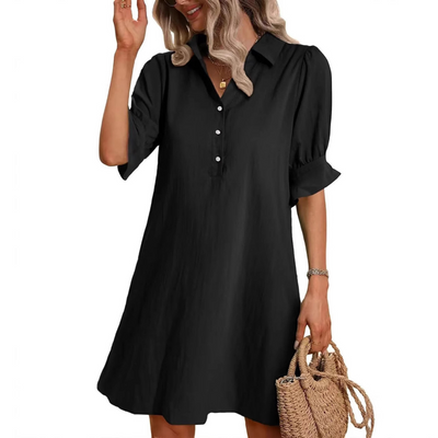 Chic tunic-style top with an elegant length Dress