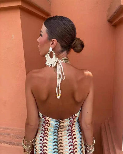 Charlotte - Boho Crochet Beach Tunic Dress